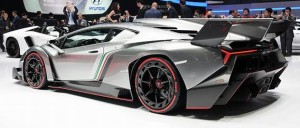 Lamborghini Veneno from left