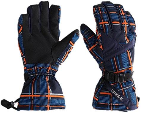 Hong Ye Men's Ski Gloves outside gloves