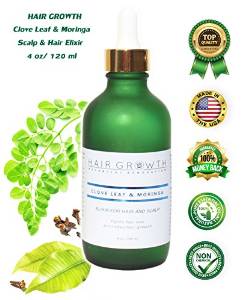 Hair Growth Clove Leaf  Moringa Scalp and Hair Elixir