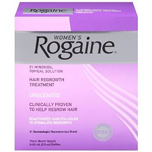 Rogaine for Women Hair Regrowth Treatment, 2 Ounce, 3 Count