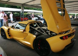 Hennessey Venom GT from top