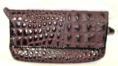 Kate Landry Croc Wallet Clutch