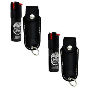 Police Magnum Faux Leather Holster Pepper Spray