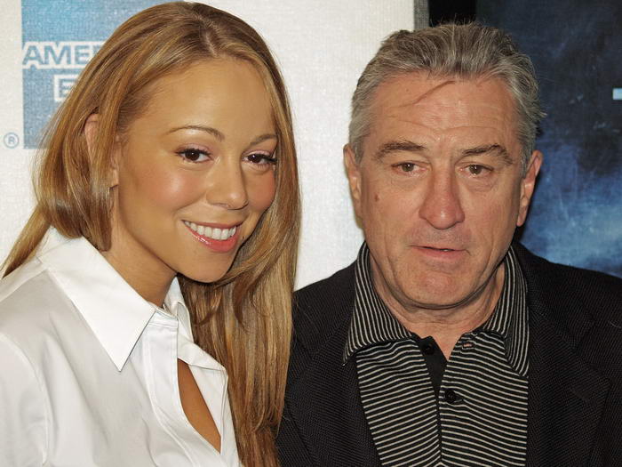 Mariah Carey and Robert De Niro