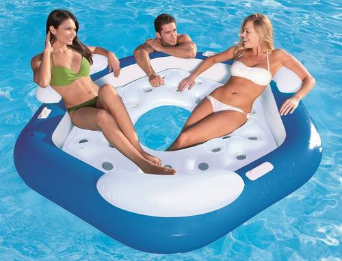 Bestway X3 3-Person Inflatable Floating Island Seat