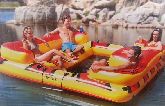 Intex Oasis Island Inflatable Lake Float