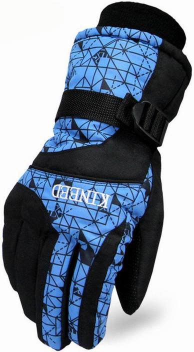 Runtlly Men's Outdoor Skiing Gloves