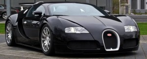 Bugatti Veyron EB from front